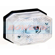 White/Clear Front Marker Light/Lamp For Ifor Williams Brian James Trailers